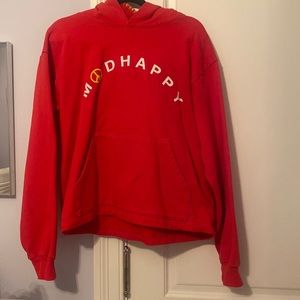 Madhappy red sweatshirt